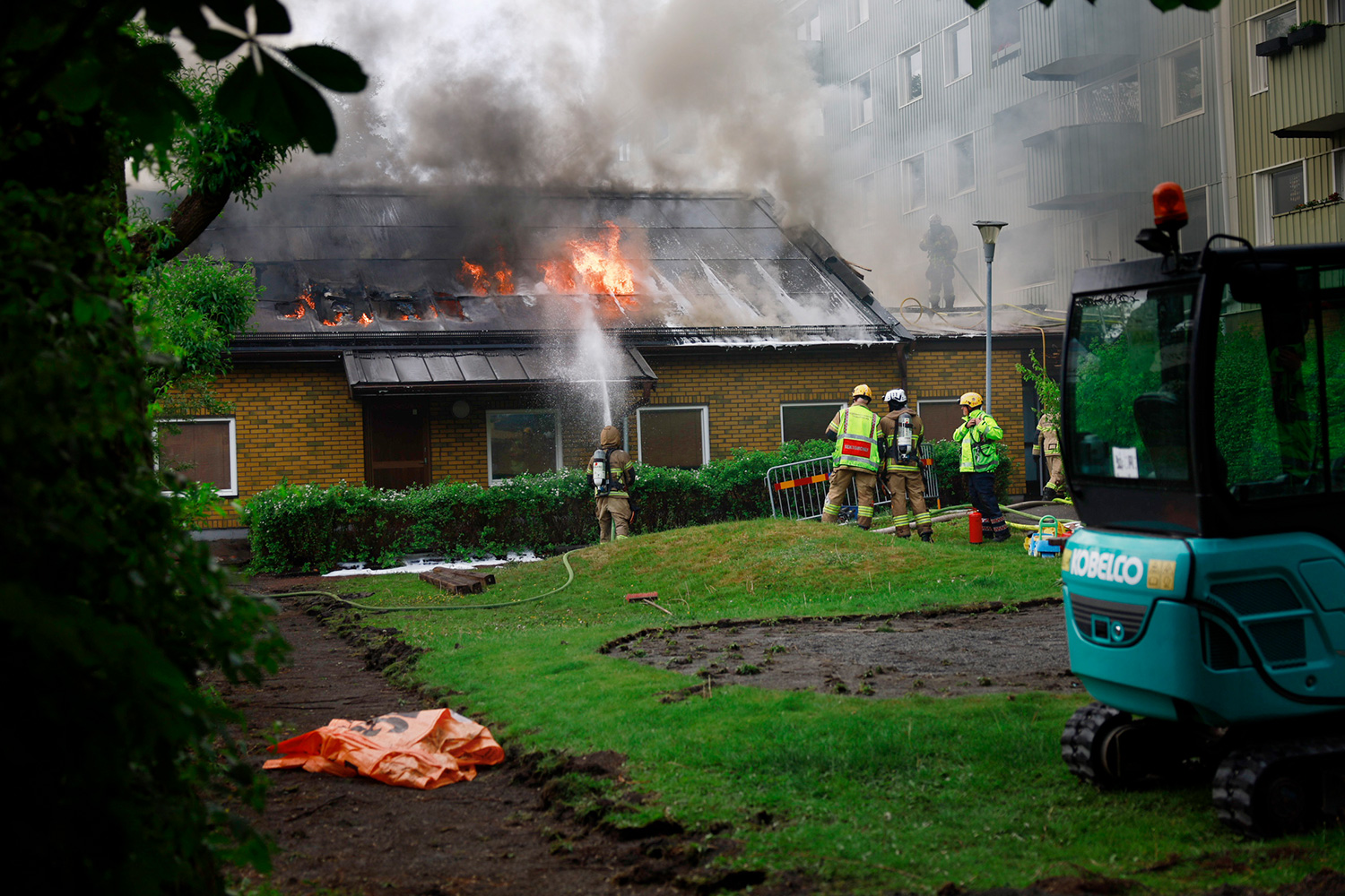 Prisad Solanläggning Totalförstördes I Brand Elinstallatören